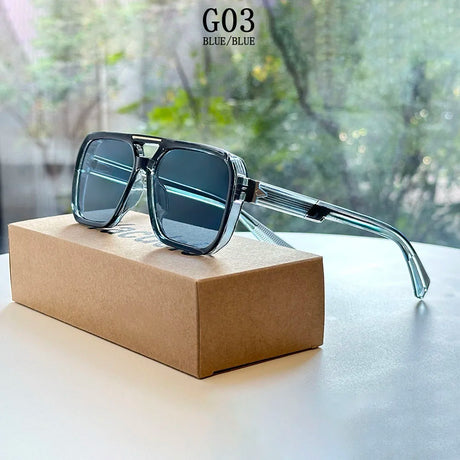 Luxury Fashion Square Men Sunglasses