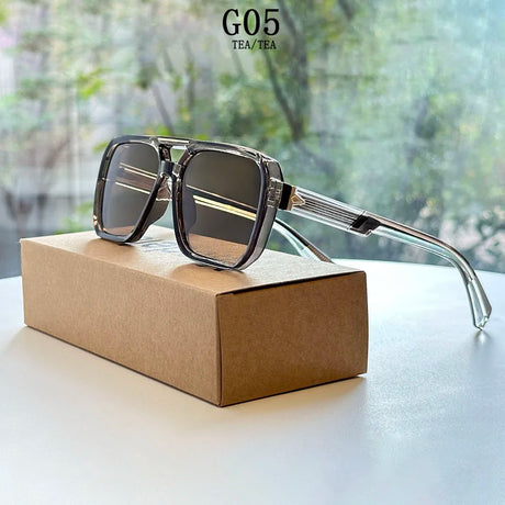 Luxury Fashion Square Men Sunglasses