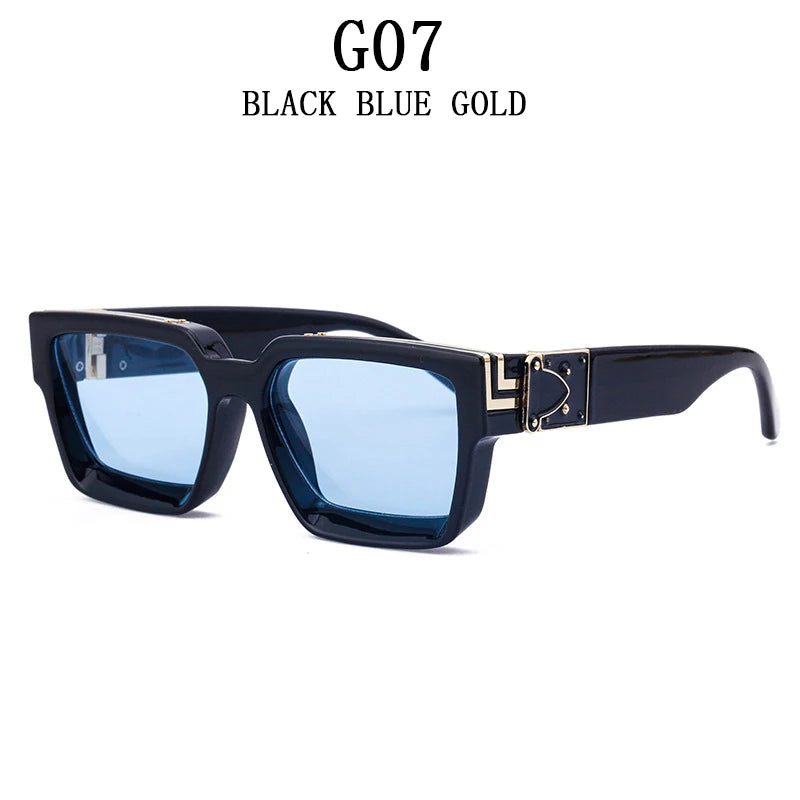 Luxury Fashion Square Oversized Millionaire Sunglasses