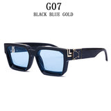 Luxury Fashion Square Oversized Millionaire Sunglasses