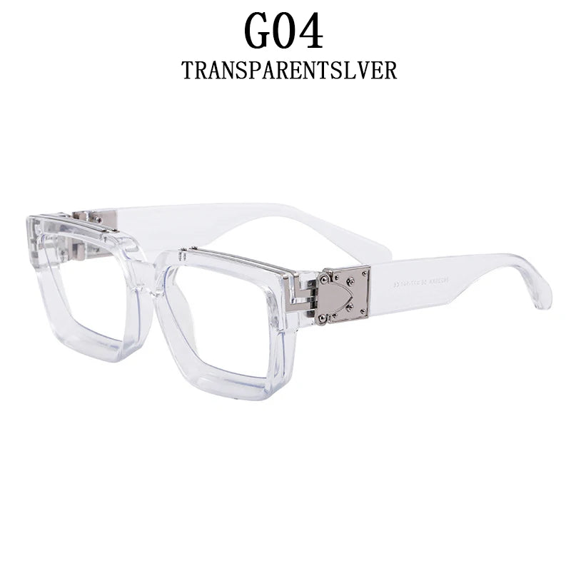 Luxury Fashion Square Oversized Millionaire Sunglasses