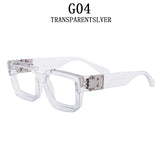 Luxury Fashion Square Oversized Millionaire Sunglasses