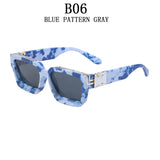 Luxury Fashion Square Oversized Millionaire Sunglasses
