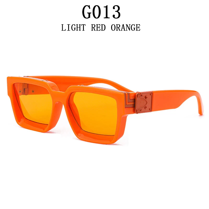 Luxury Fashion Square Oversized Millionaire Sunglasses