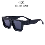 Luxury Fashion Square Oversized Millionaire Sunglasses
