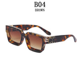 Luxury Fashion Square Oversized Millionaire Sunglasses