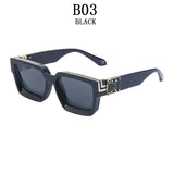 Luxury Fashion Square Oversized Millionaire Sunglasses