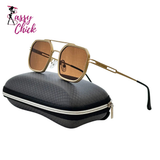 Luxury Fashion Trendy Steampunk Square Sunglass Sassy Chick Logo