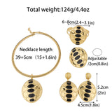 Size of Luxury Gold Color Unique Design Jewelry Set