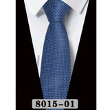 Blue Luxury Gray Pink Jacquard Woven Necktie