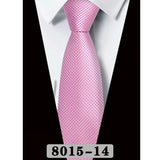 Pink Luxury Gray Pink Jacquard Woven Necktie