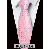 Pink Luxury Gray Pink Jacquard Woven Necktie