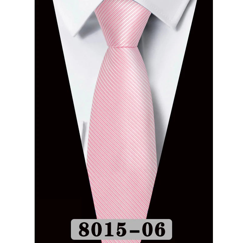 Pink Luxury Gray Pink Jacquard Woven Necktie