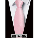 Pink Luxury Gray Pink Jacquard Woven Necktie