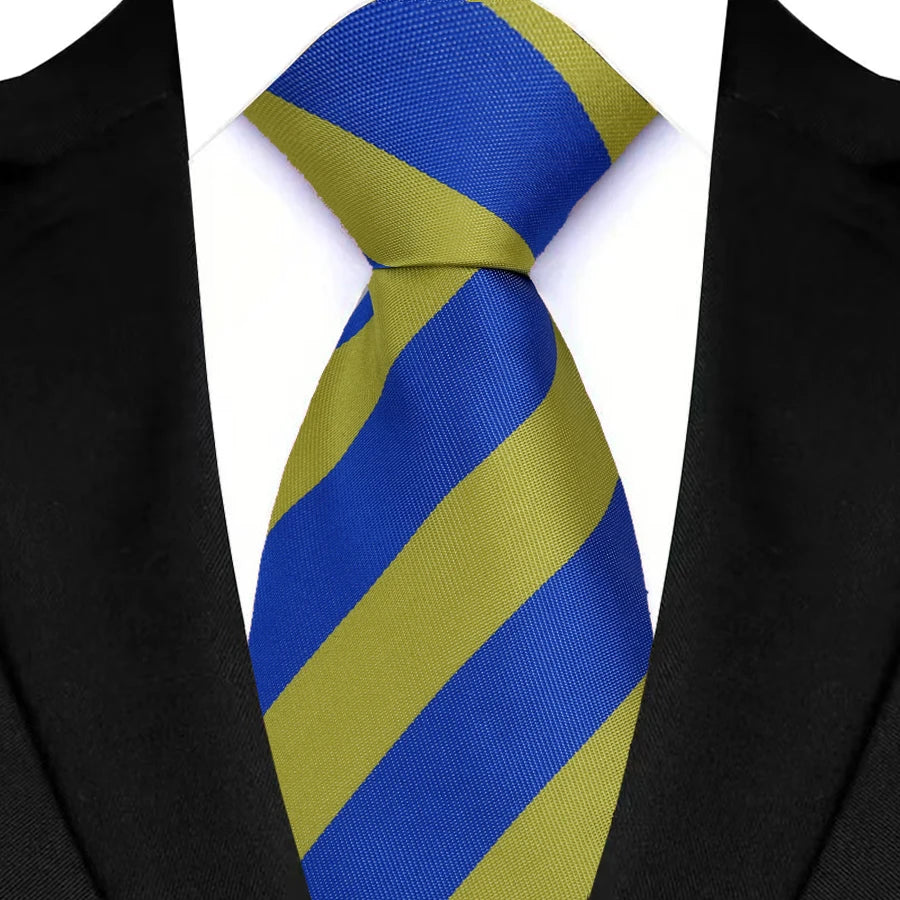  Luxury Blue Green Color Floral Paisley Men's Ties
