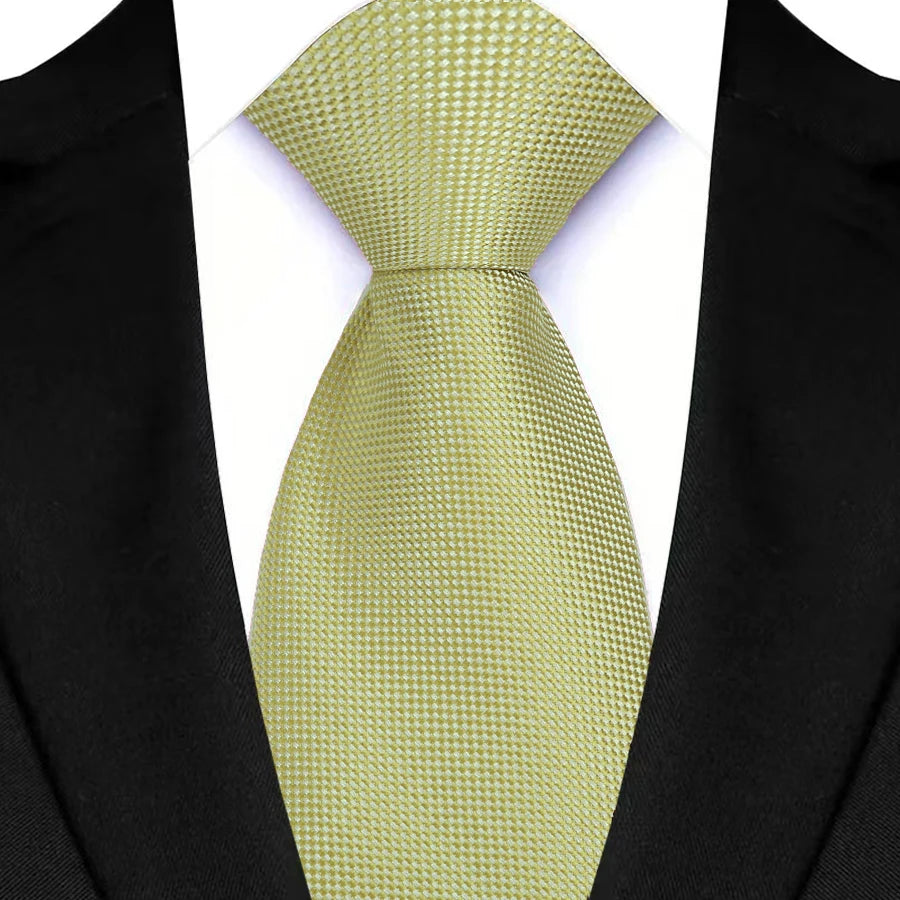  Luxury Green Color Floral Paisley Men's Ties