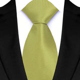  Luxury Green Color Floral Paisley Men's Ties