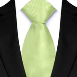 Luxury Green Color Floral Paisley Men's Ties