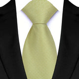 Luxury Green Color Floral Paisley Men's Ties