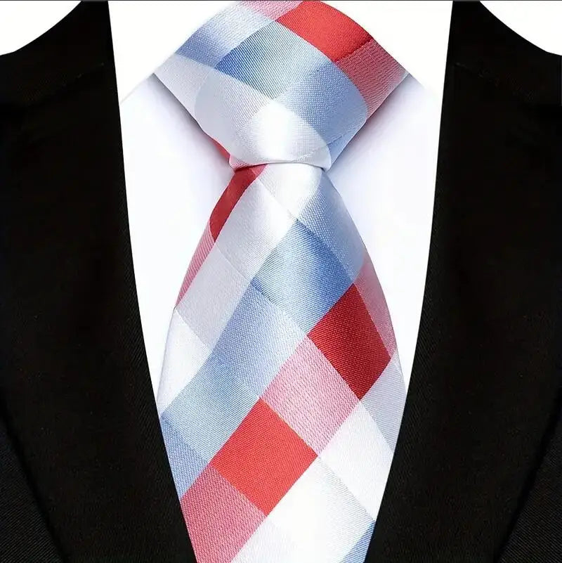 Luxury Jacquard Woven 8CM Business Wedding Necktie