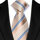 Brown Luxury Jacquard Woven 8CM Business Wedding Necktie