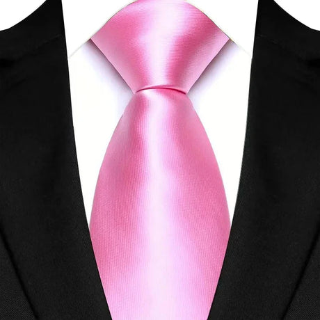 Pink Luxury Jacquard Woven 8CM Business Wedding Necktie
