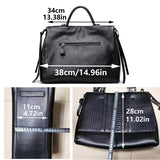 size of crocodile handbag
