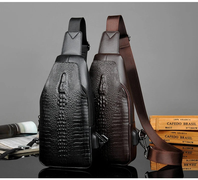 Collection of Luxury Leather Chest Bag