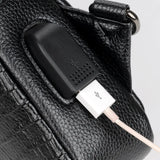 Charger Luxury Leather Chest Bag