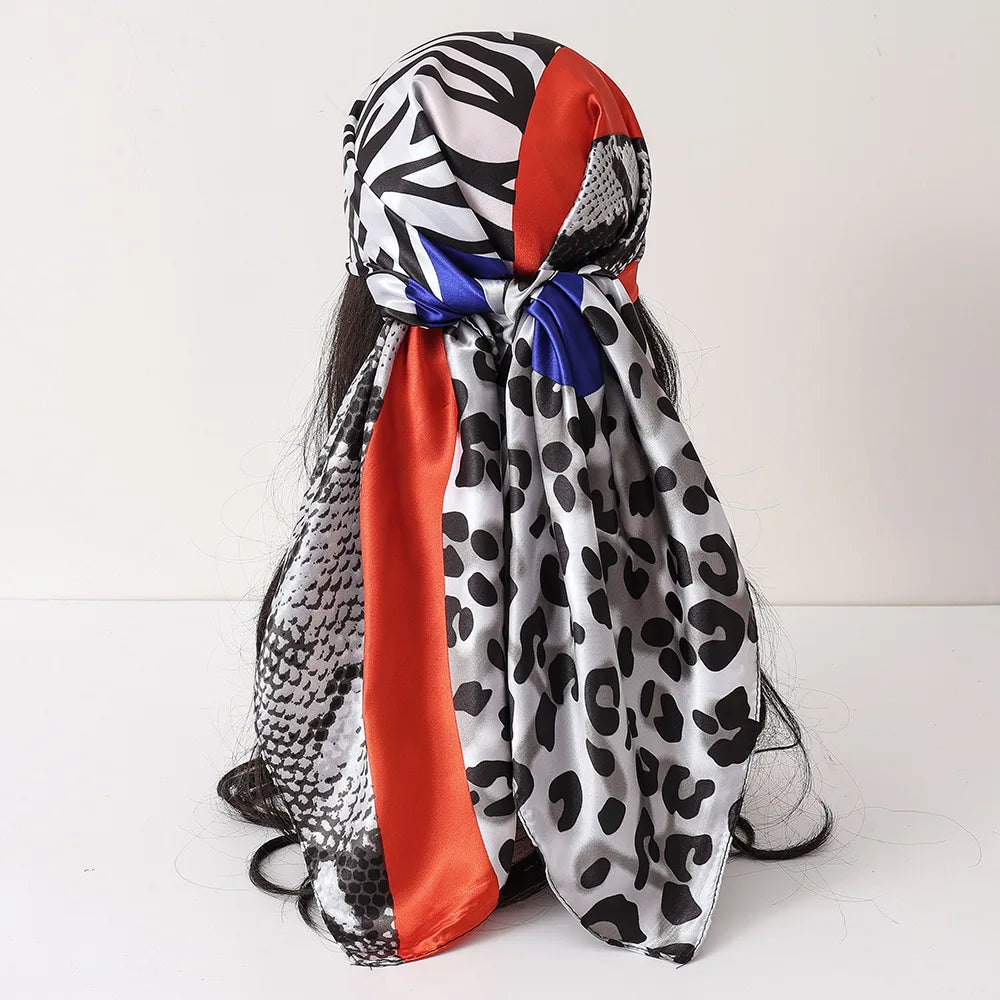 Luxury Leopard Print  Bandanas Hijab