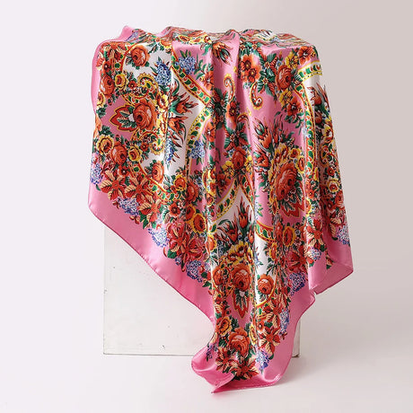 Pink Luxury Leopard Print  Bandanas Hijab