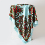 Blue Luxury Leopard Print  Bandanas Hijab