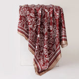 Red Luxury Leopard Print  Bandanas Hijab