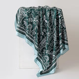 Green Luxury Leopard Print  Bandanas Hijab