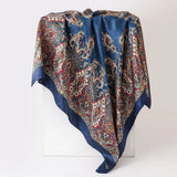 Blue Luxury Leopard Print  Bandanas Hijab