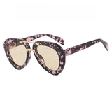 Luxury Oval Female High Quality Outdoors Sunglasses