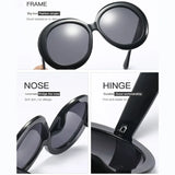 Details of Luxury Oversized Round  Goggles Sunglasses
