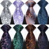Collection of Luxury Paisley Floral  8CM Necktie