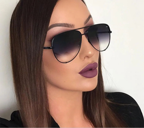 Luxury Pilot Vintage Oversized Sunglasses