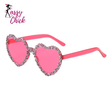 Luxury Punk Love Heart Sunglasses Sassy Chick Logo