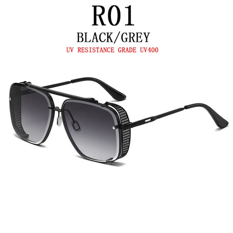 Luxury Punk Steampunk Vintage Sunglasses