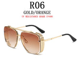 Luxury Punk Steampunk Vintage Sunglasses