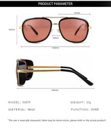 Details of Luxury Retro Pilot Vintage Men Sunglasses
