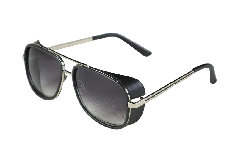 Black Luxury Retro Pilot Vintage Men Sunglasses