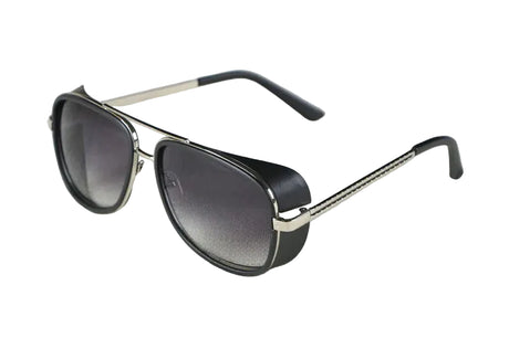 Black Luxury Retro Pilot Vintage Men Sunglasses