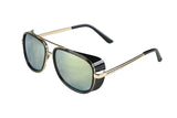 Black Gold Luxury Retro Pilot Vintage Men Sunglasses
