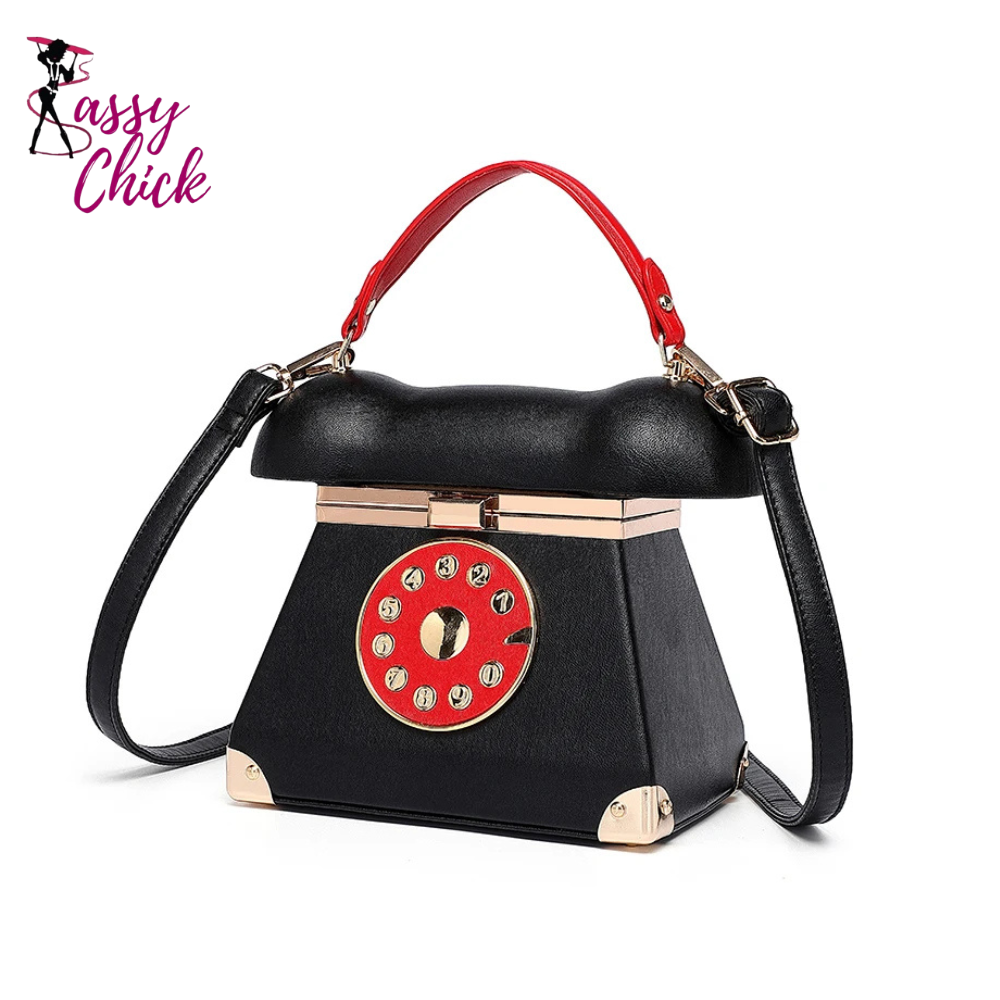 Luxury Retro Versatile Design Handbag Sassy Chick Logo