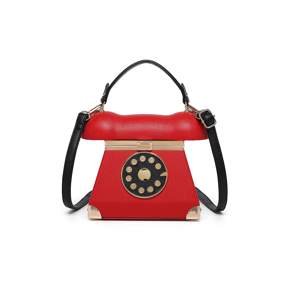 Red Luxury Retro Versatile Design Handbag