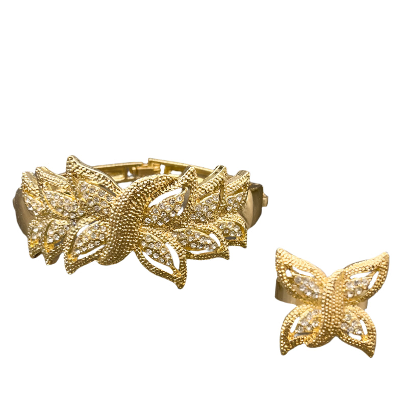 bracelet and ring gold