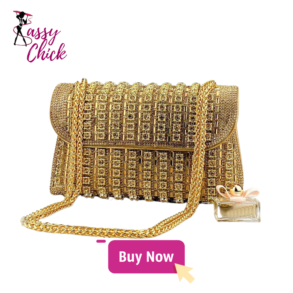 Luxury Rhinestone Evening Clutch Bag